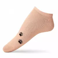 Яркие женские носки следы с лапками кошки