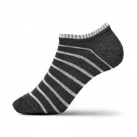 Полосатые носки-след для мужчин