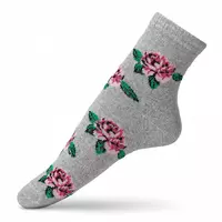 Женские носки с яркими розами
